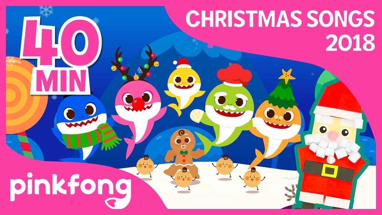 Baby Shark vs Gingerbread Man and more | Christmas | +compilation | Pinkfong Songs for Children