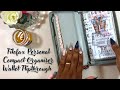 Filofax Completed Setup Flipthrough | Top 4 Tips for Keeping a Compact Wallet / Planner Setup