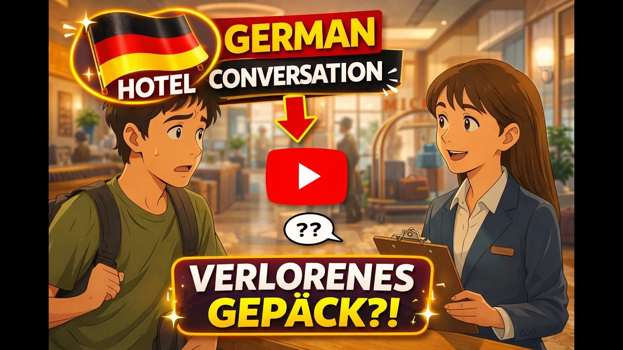 German for Beginners | 6 min Simple Daily Conversations (A1–A2)