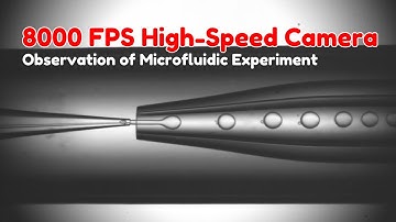 Observe Fluid Flow in Microfluidic Chips | 8000 FPS High-Speed Camera by SinceVision