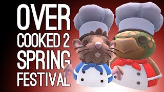 Overcooked 2 Spring Festival Xbox Gameplay: HAPPY YEAR OF THE RAT! 🐀(Let's Play Overcooked 2 DLC)