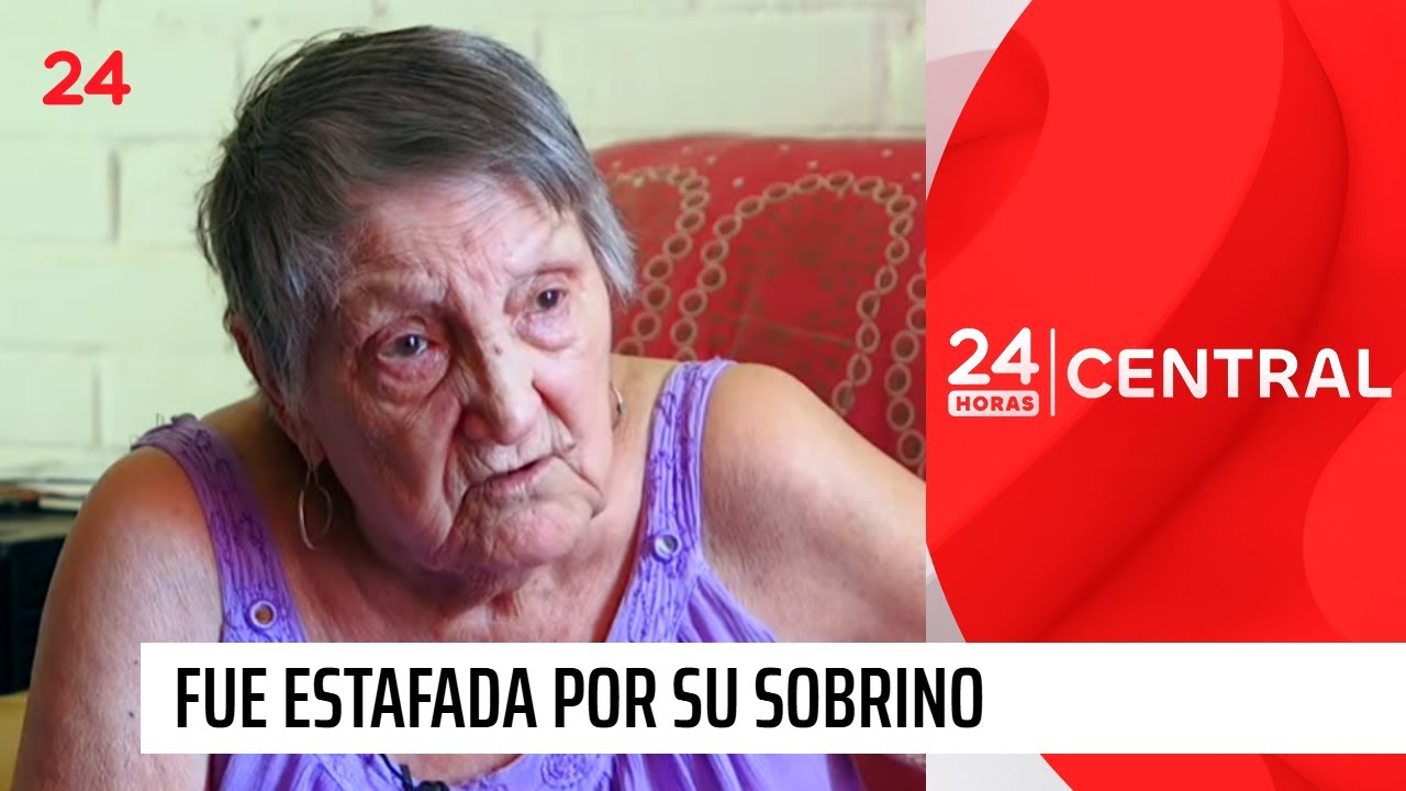 Adulta mayor denuncia estafa de su propio sobrino