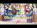 μ&#39;s - Oh, Love&amp;Peace! Color Coded Lyrics [KAN/ROM/TUR] Kanji,Romaji,Türkçe