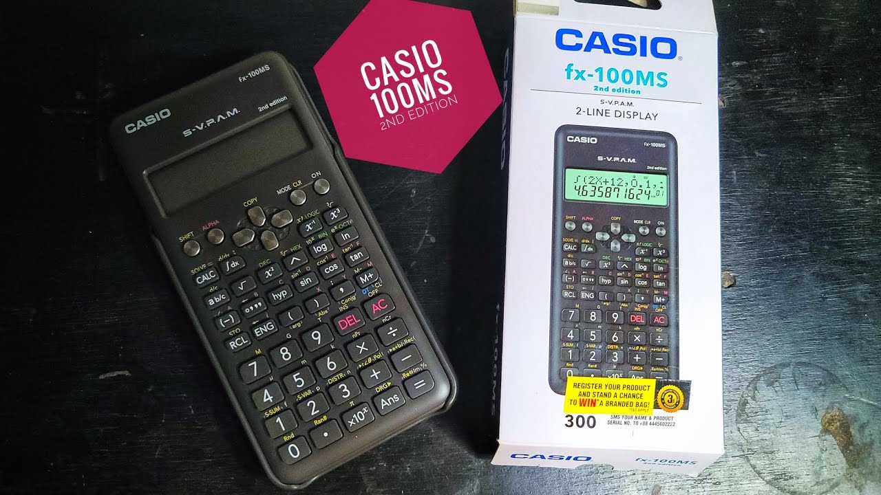Casio FX-100MS Non-Programmable Scientific Calculator, 300