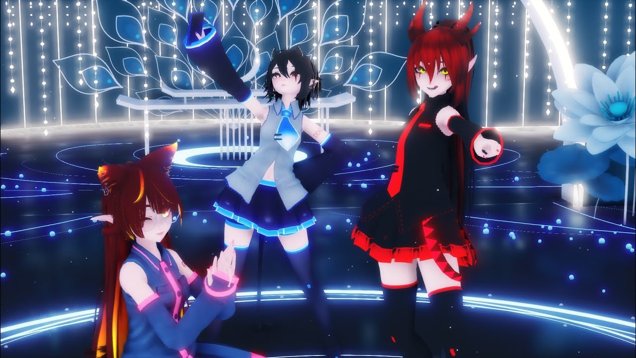 黑喵音樂様　3set MMD X FRIENDS】驫麤～とりぷるばか～ / Triple Baka [COLLAB W‬
