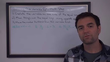 MFM2P - Skill 1.3a - Solving One Variable Equations - Multi-Step