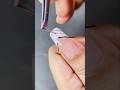 Easy French tips for beginners at home #nailart #simplenails #nailextension #nailpolish #manicure