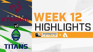 Paris Eternal VS Vancouver Titans - Overwatch League 2021 Highlights | Week 12 Day 2