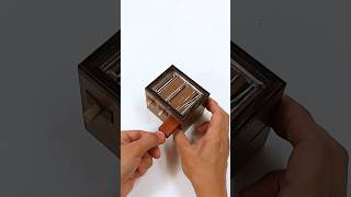 Visible 2-Ary Drawer (Binary)"Japanese Karakuri Box"  #Puzzle #puzzlebox #Shorts