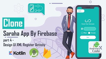 Clone Sarahah App By Firebase Part 4 - Design UI XML Register Activity (part1)