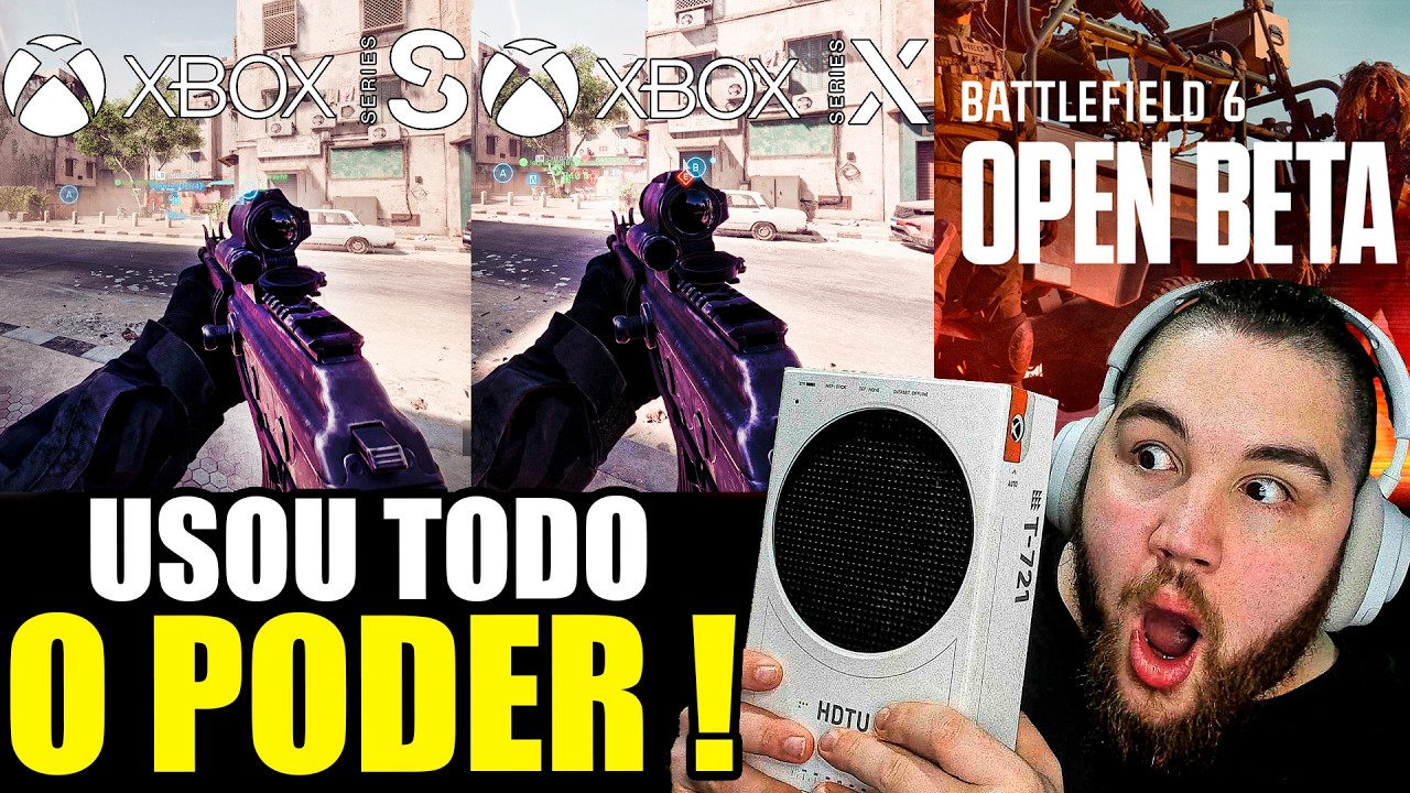 XBOX SERIES S usou TODO o PODER com BATTLEFIELD 6 e PROVOU que o PROBLEMA é a UNREAL ENGINE 5