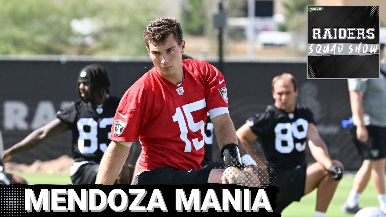 RAIDERS SQUAD SHOW: Fernando MENDOZA wins ESPY + important TRAINING CAMP dates RAIDERS SQUAD SHOW: Fernando MENDOZA wins ESPY + important TRAINING CAMP dates