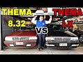 Lancia THEMA 8.32 vs Lancia THEMA turbo 16v lx, 205cv VS 201cv