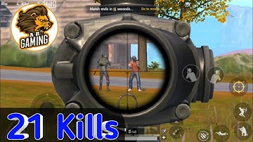 PUBG Mobile Lite 21 Kills Squad vs Squad Gameplay | Golden Woods Map #2