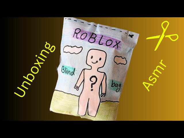 DIY/ Roblox Blind Bag / ASMR / Tutorial Roblox Bag : r/kidscrafts