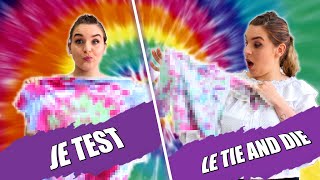 JE REALISE UN TIE AN DYE