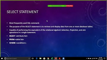 Introduction to sql (select, distinct, order by, limit clause)