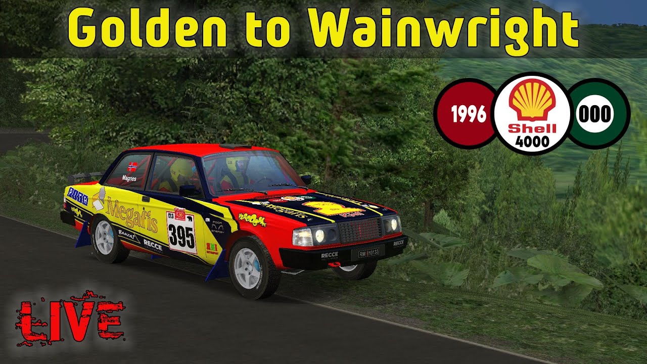 Shell 4000 Rd2 - Golden to Wainwright - Richard Burns Rally - YouTube