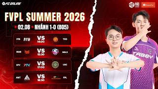 NHÁNH 1-0 | STV ĐỐI ĐẦU LGC, FPL QUYẾT TÂM THỂ HIỆN VỊ THẾ  | FVPL SUMMER 2026 - SWISS STAGE 02/08