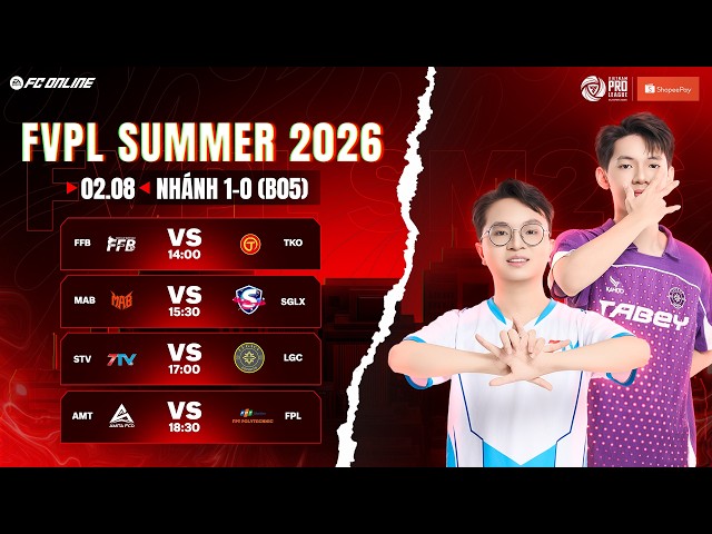 NHÁNH 1-0 | STV ĐỐI ĐẦU LGC, FPL QUYẾT TÂM THỂ HIỆN VỊ THẾ  | FVPL SUMMER 2026 - SWISS STAGE 02/08