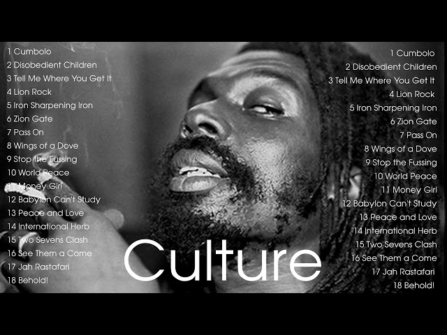 The Very Best of Culture Reggae Hits - Culture Best Songs Ever #reggae #bobmarley #culture class=