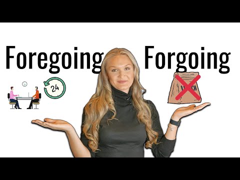 Foregoing vs. Forgoing [SAT Vocabulary] sat writing and language❗️