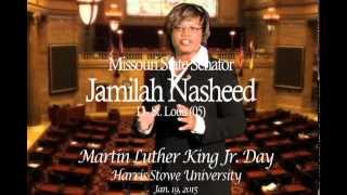 Senator Jamilah Nasheed Speaking at Martin Luther King Jr. Day