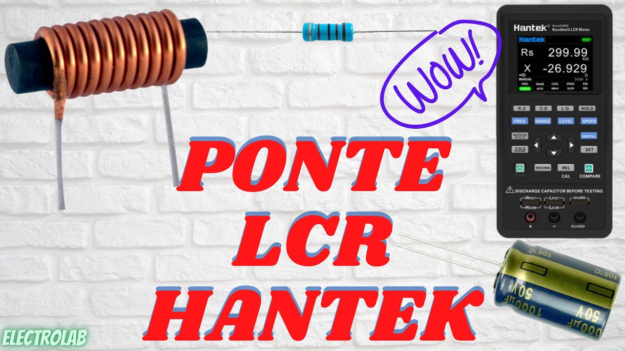 Ponte Rlc A melhor forma de medir Indutância, Capacitância e Resistência!! Ponte ...