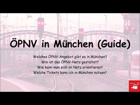 Nahverkehrsnetz München City-Guide