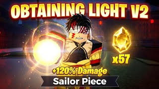 EASY AND QUICK WAY TO UNLOCK LIGHT V2 (KIZARU) IN SAILOR PIECE#roblox #robloxgames #kizaru screenshot 4
