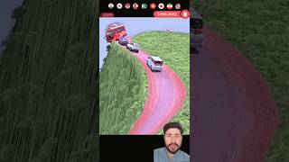 World's Deadliest Road Challenge | Euro Bus Simulator 2 Mobile Gameplay 🚍⚠️....#shorts