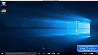 how to set default browser for internet in windows 10