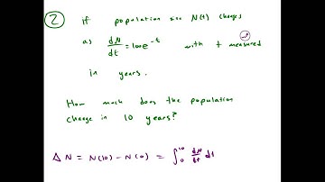Application of Integration   Example 2 | Calculus for Life Sciences | Griti