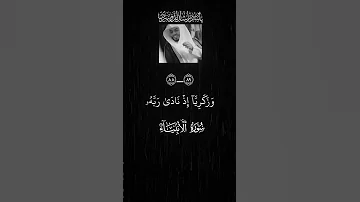 تصميم ابو عشر دقايق المصحف قرآن ياسر الدوسري سورة الانبياء 
