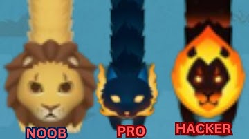 Snake.Io NOOB vs PRO vs HACKER 1.0 2023 Game Play #snake #snakeio #snakeiovideo