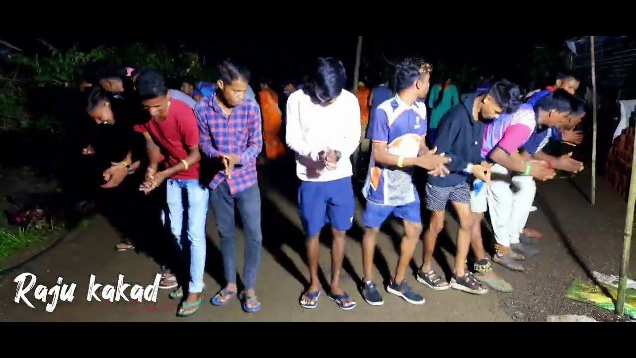 Raju kakad 😎 आदिवासी गौरी नाच 👉 वाजव बंधवा बंधरी ढोलकी र 🤟🕺💃 वधना ( काकड पाडा ) डहाणू , पालघर-MH 48