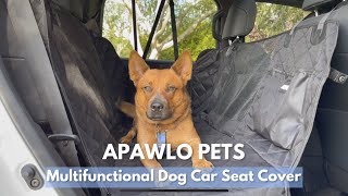 4in1 Dog Car Seat Cover Installation Guide | APAWLO Pets