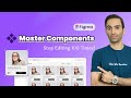 Figma Components Tutorial: Master Templates & Overrides Explained (Beginner to Pro)