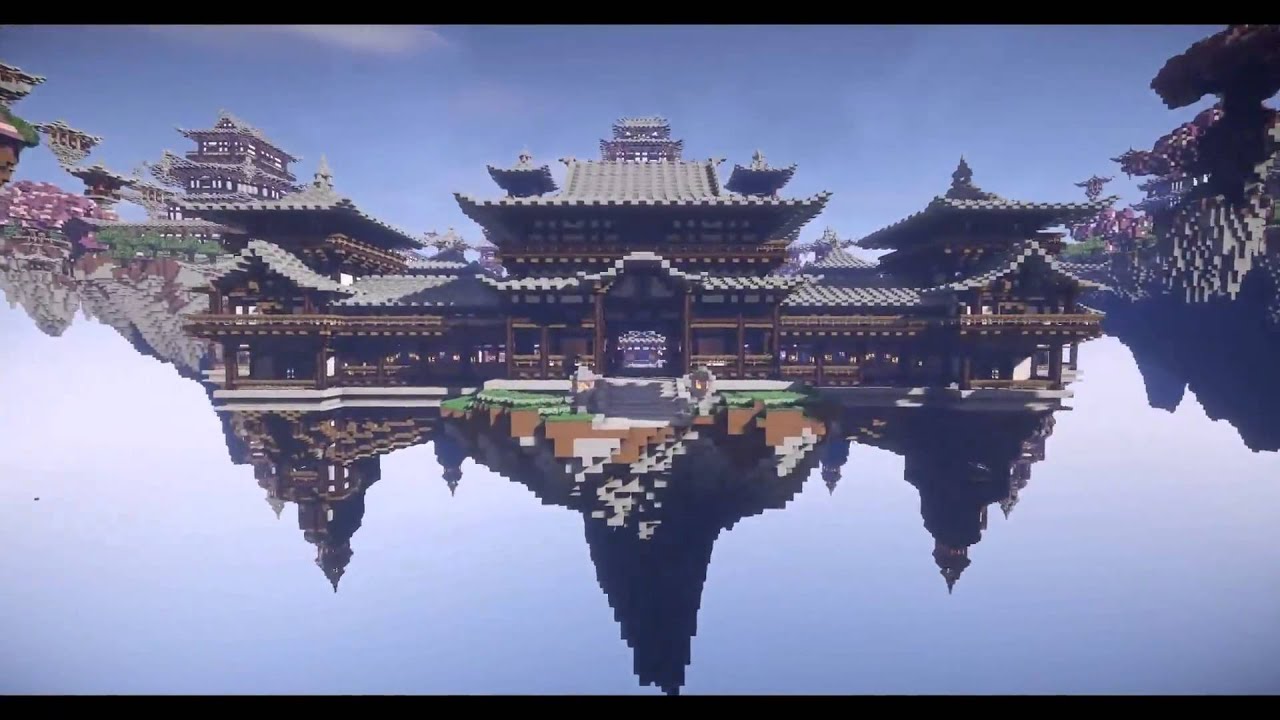 Minecraft Asian style city map [city of mirage] - YouTube