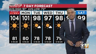 First Alert Weather Weekend continues due to dangerous heat