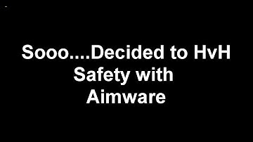 Safetygang Raged IRL because Aimware.net Superior