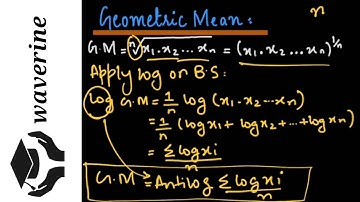 STATISTICS: Measures Of Central Tendency PART - II (Geometric Mean and Harmonic Mean) {Raw Data}