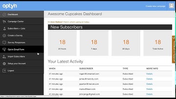 How to Import a Subscriber Email List in Optyn