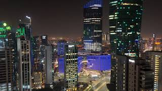 IN THE HEART OF KUWAIT CITY AT NIGHT