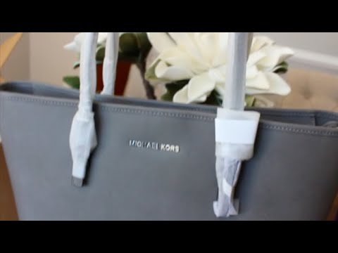 grey mk purse