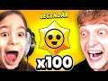 100x LEGENDÄRER STARR DROP OPENING! 😱 Brawl Stars deutsch