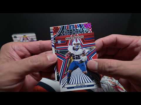 Pre #superbowl rip! Two 2024 Rookies and Stars Football blaster boxes #giveaway #footballcards