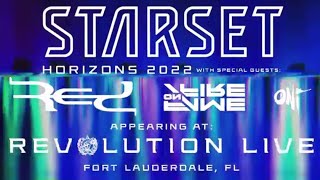 Starset Live @ Revolution Live in Ft Lauderdale Florida with Red, Fame on Fire, and Oni (06/18/2022)