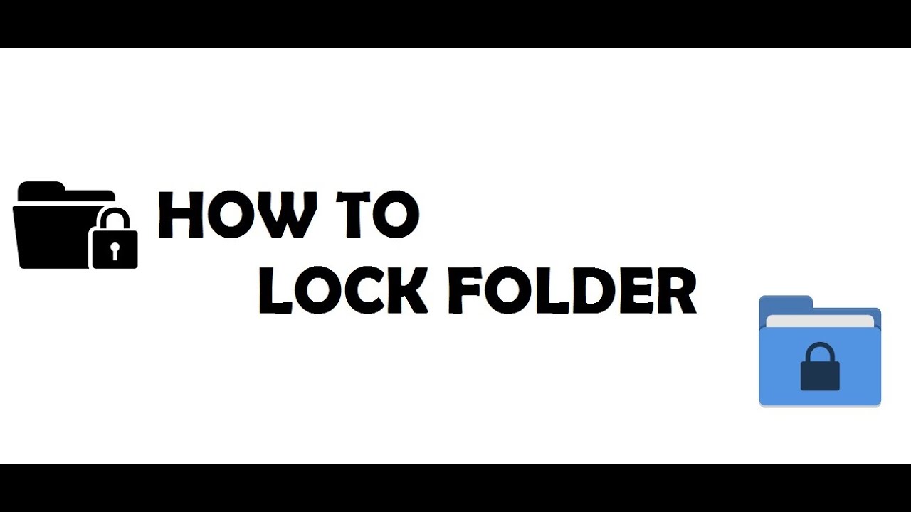 How To Lock Folder YouTube