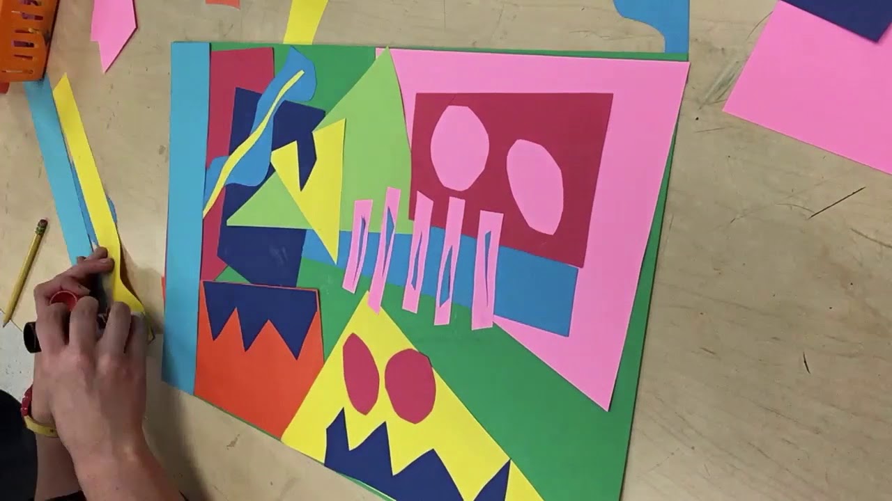 Matisse Paper Cut Out Demo 1 - YouTube